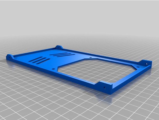 Meanwell LRS-350-24 backplate with 92 mm fan by jgroman