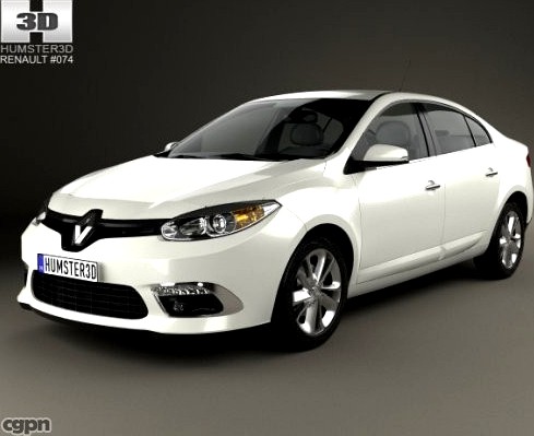 Renault Fluence 20123d model