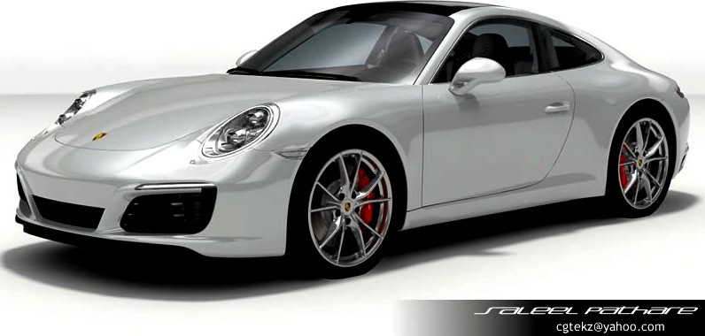 Porsche Carrera S 20163d model