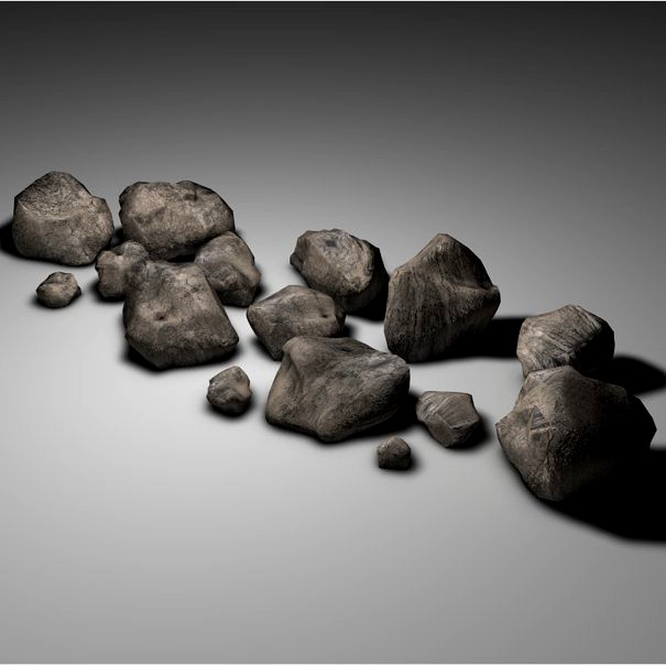 Rocks3d model
