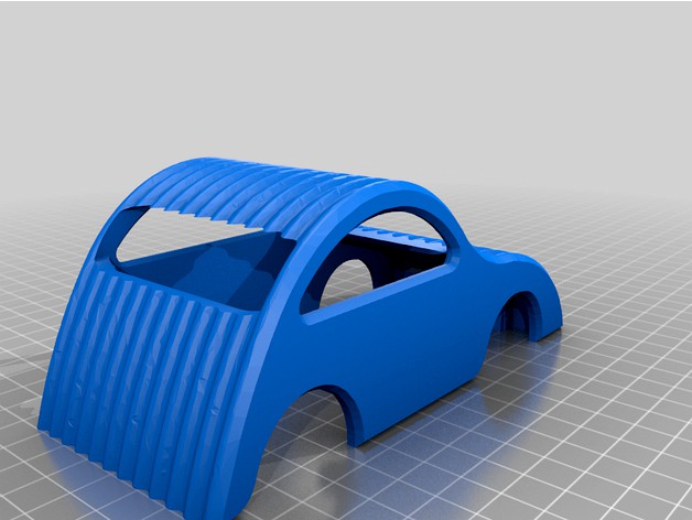 Mini-Z Body 2CV Ur Version narrow by Fusselflitzer