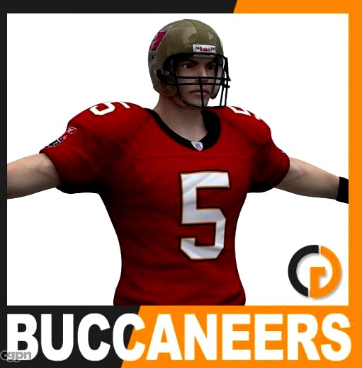 NFL Player Tampa Bay Buccaneers3d model