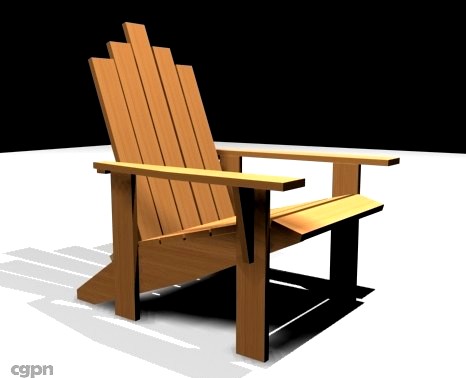 Adirondack Chair3d model