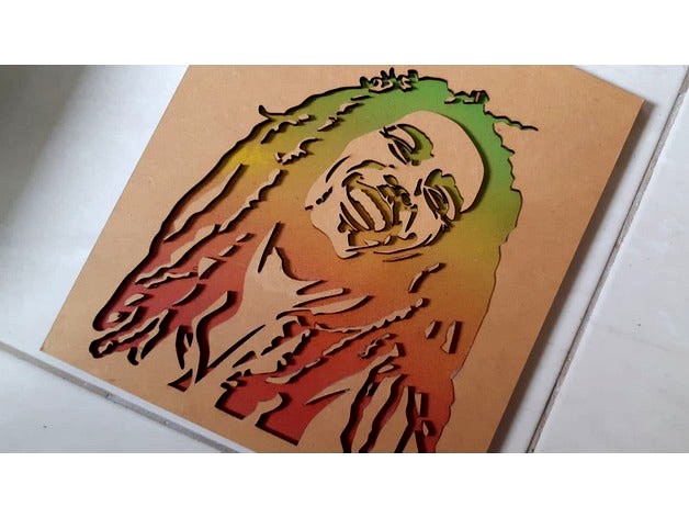 Quadro Bob Marley/ Bob Marley Frame by maquinandoideias