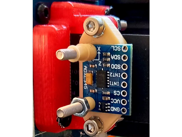 ADXL345 mount for Artillery Genius / Sidewinder X1 by aapalo