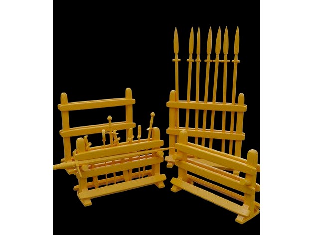 Weapon Stands by YourNeighborKnight