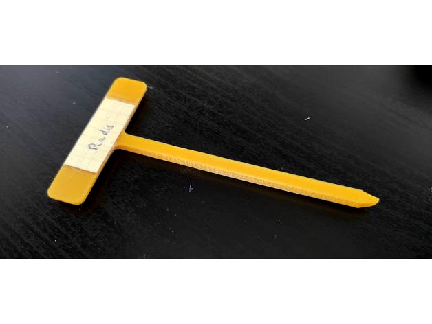 Label holder - Porte etiquette jardin (remix) by Osteres