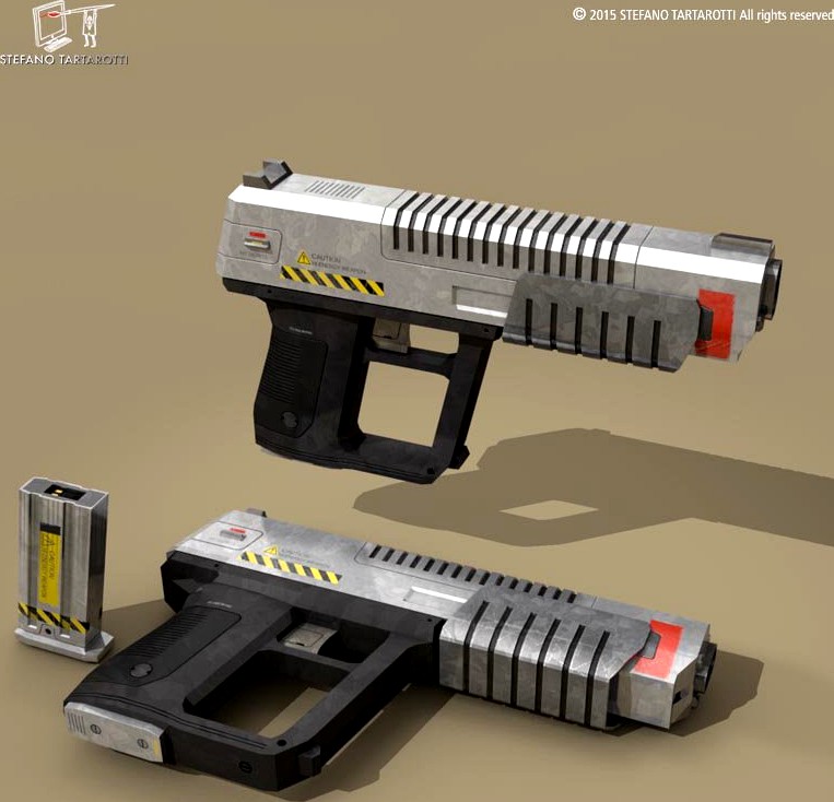 sci fi gun3d model