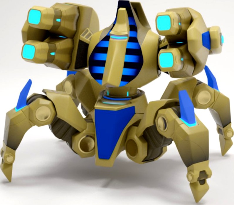 Immortal - robot from SC3d model