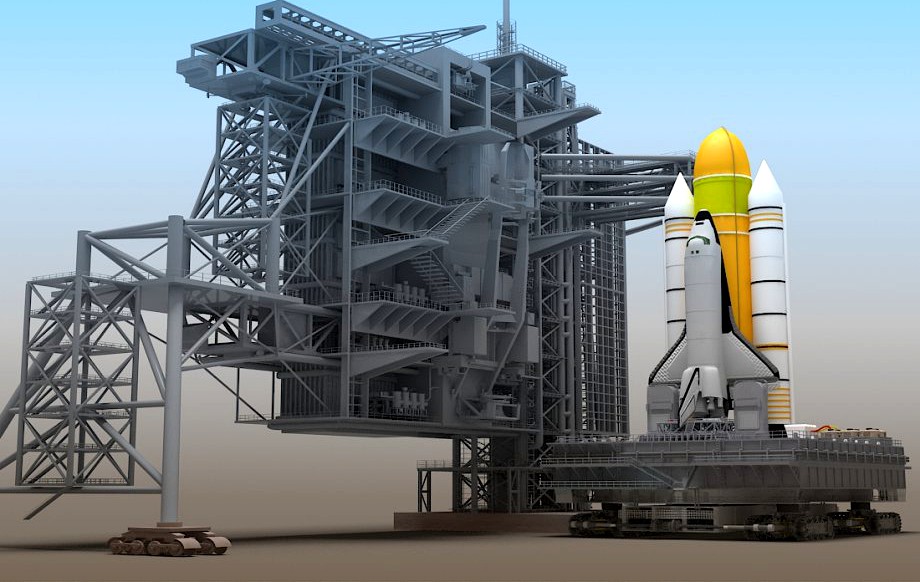 Shuttle Launch Pad3d model