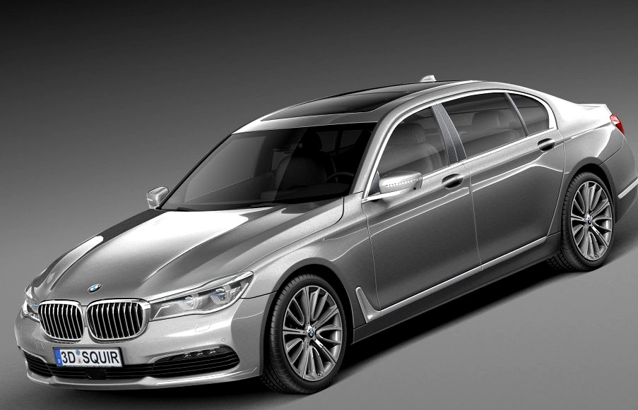 BMW 7-series G12 long 20163d model