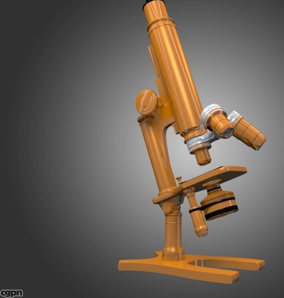 Antique Microscope3d model