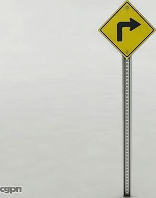 Right Turn Sign3d model