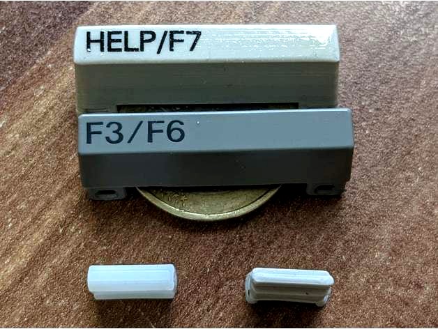 Commodore Plus/4 f-key and plunger by aitsch