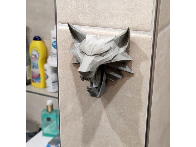 Witcher towel hook (full) by Vladeer