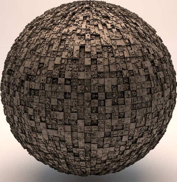 Sci-Fi Shapes - The Sphere3d model
