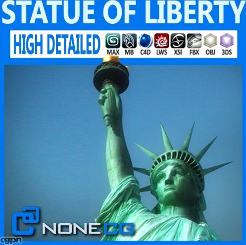 Statue Of Liberty3d model