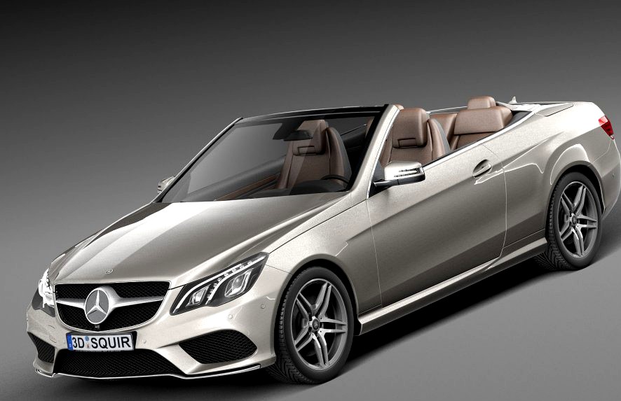 Mercedes-Benz E-Class AMG Convertible 20153d model