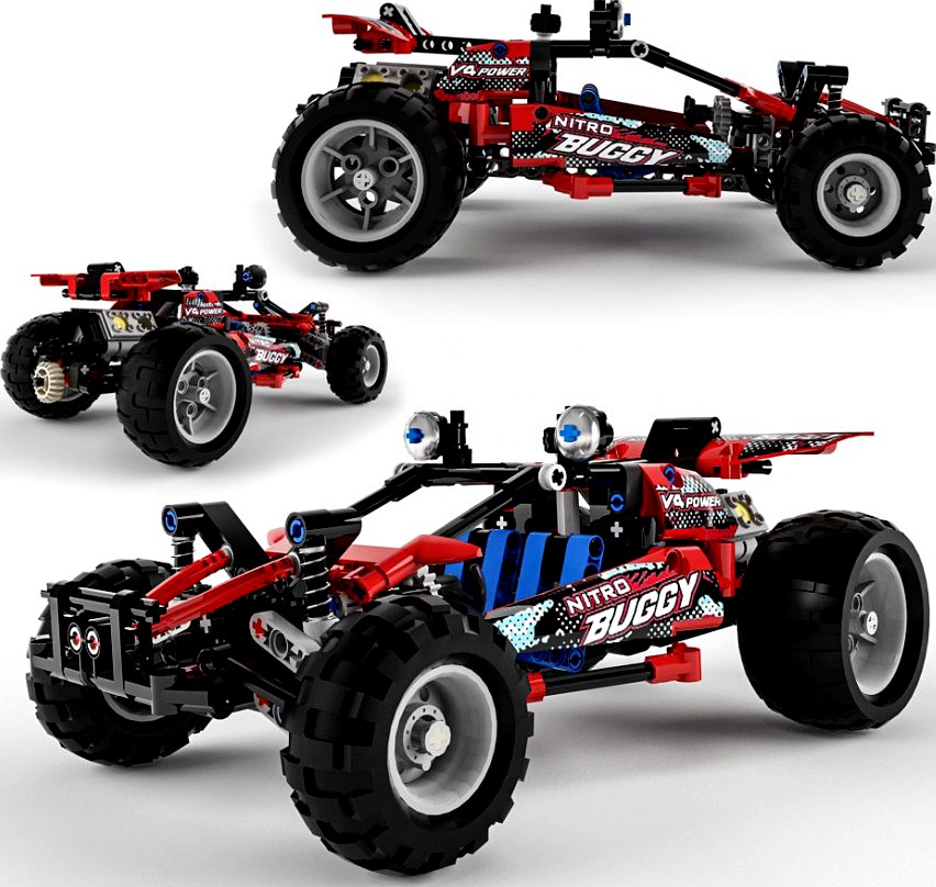 Lego Technic Buggy3d model