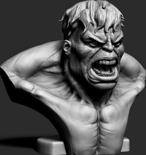 Hulk Bust3d model