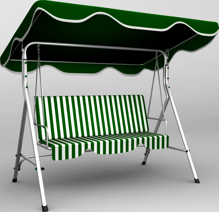 Garden swing sofa seat3d model