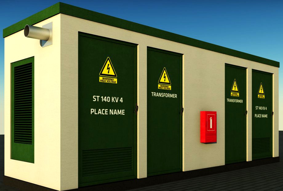 Transformer Electric Power Station3d model