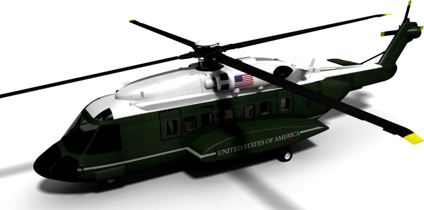 S-92 Marine One VXX Program Helicopter3d model