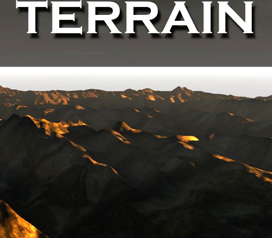 Terrain landscape3d model