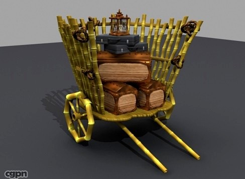 Luggage carriage3d model