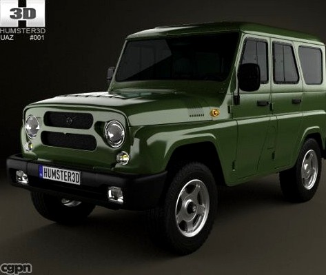 UAZ Hunter (315195) 20123d model