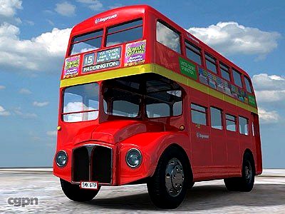 London bus3d model