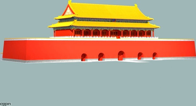 The Tiananmen Gate3d model