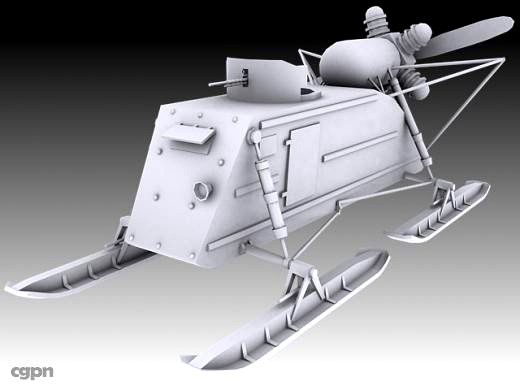 NKL-26 Aerosan3d model