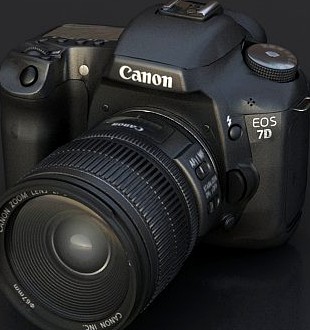 Canon 7D3d model