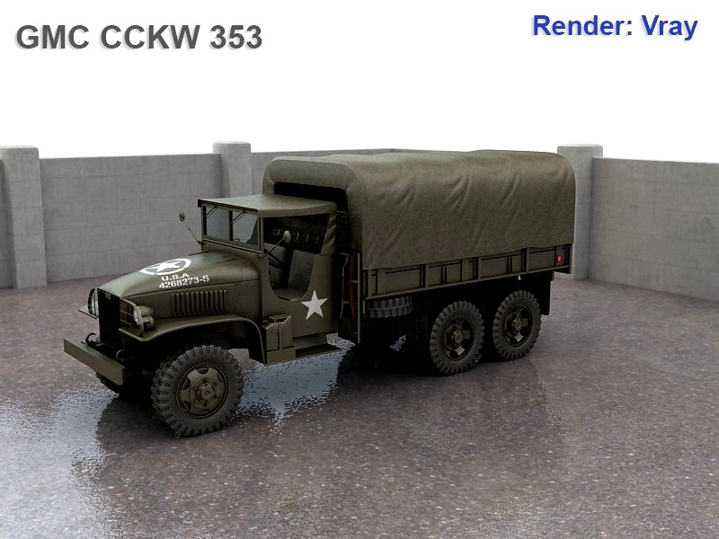 GMC CCKW 3533d model