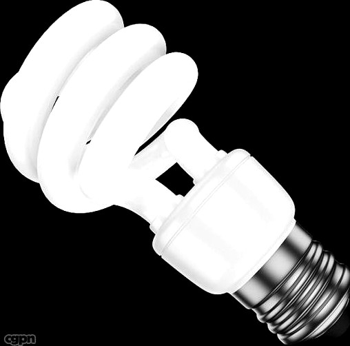 Compact Fluorescent Bulb3d model