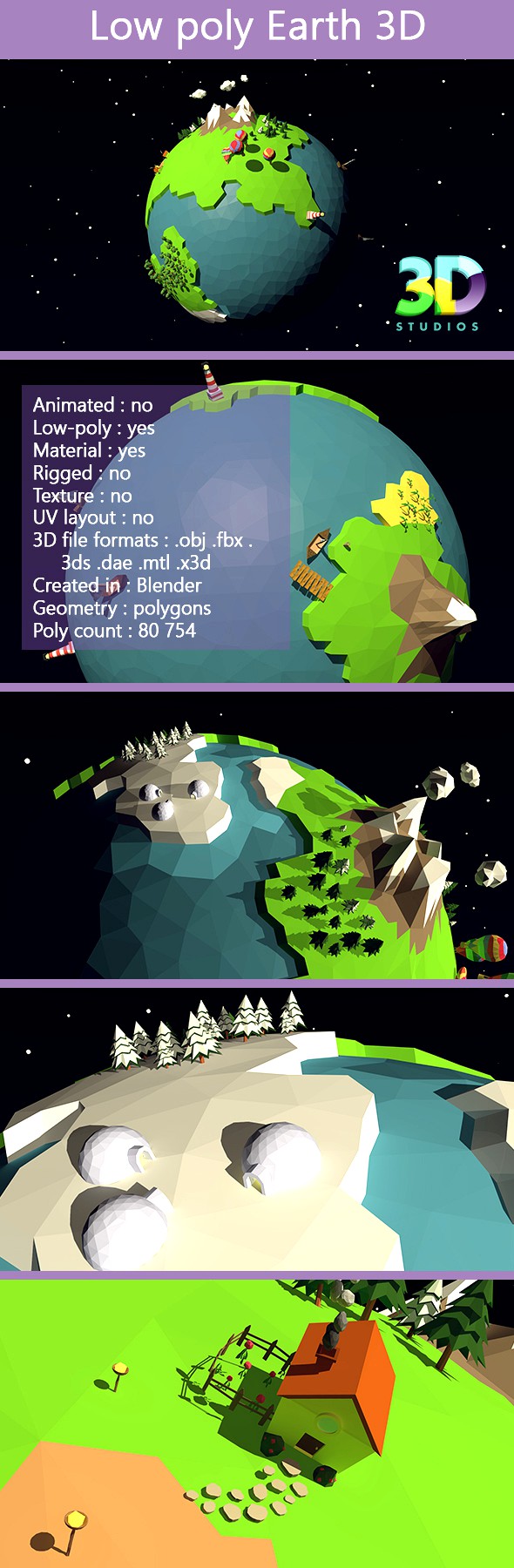 Low Poly Earth