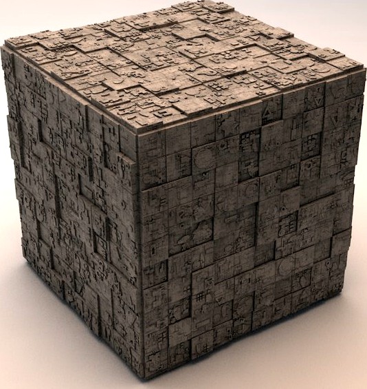 Sci-Fi Shapes - The Cube v23d model