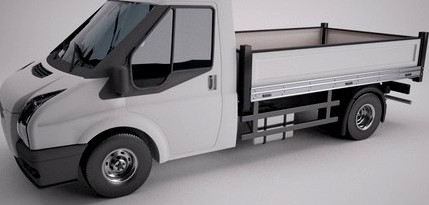 Flatbed Transit Van