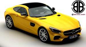 Mercedes AMG GT 2015 - 3D Car Model