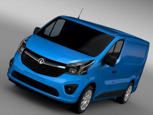 Vauxhall Vivaro Van 2015 - 3D Car for Maya