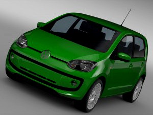 VW Eco UP 5 door 2013- 3D Car for Maya