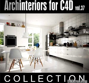 Archinteriors for C4D vol. 37 (Evermotion 3D Model Scene Set)