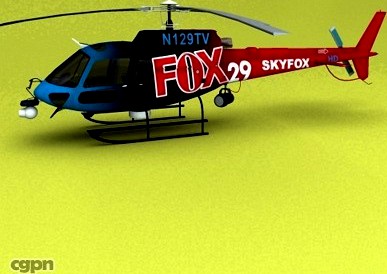 AS-350 Skyfox3d model