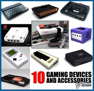 Gaming devices collection 1- 3D Model