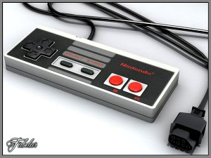 NES controller - 3D Model
