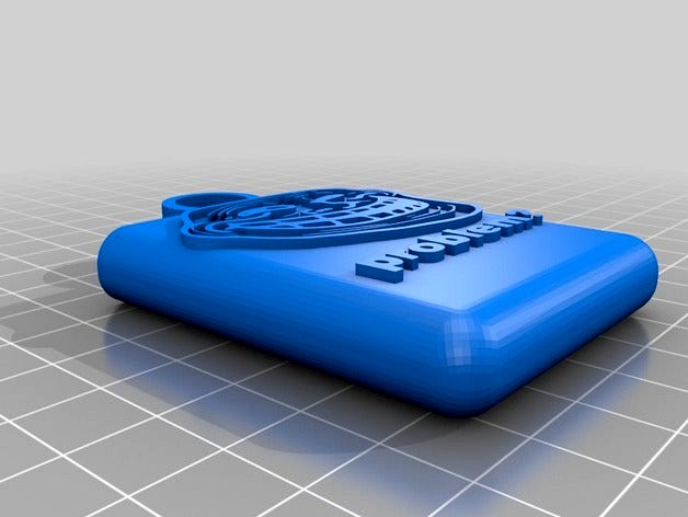 Troll face keychain by melaka04