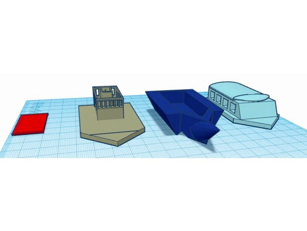 Boat with interchangeable parts by Kyle10kms