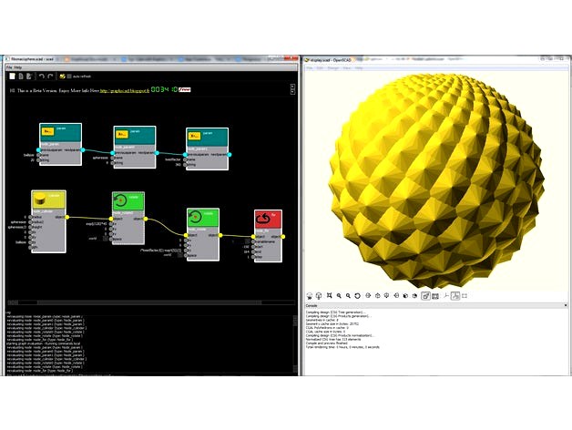 Fibonacci sphere by kolovitz