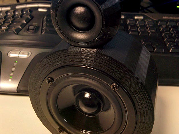 3 inch speaker with 3/4 tweeter.  by docah